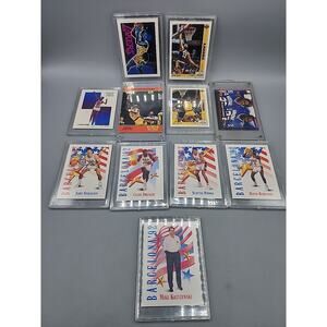 1992 Barcelona Dream Team & Other Vintage 11 Card Lot Cards Protected